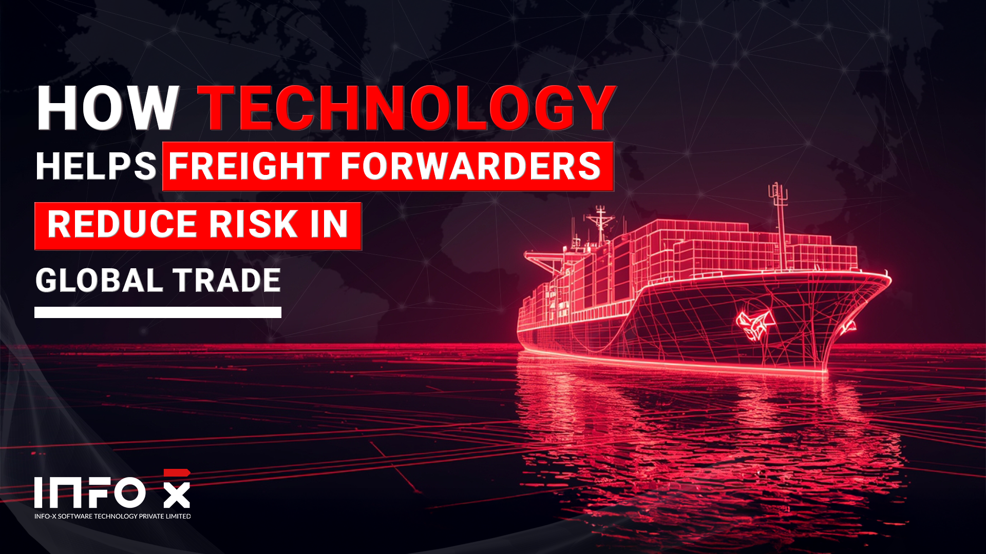 AI logistics technology helping freight forwarders reduce compliance, pricing, and supply chain risks in global trade with Info-X.