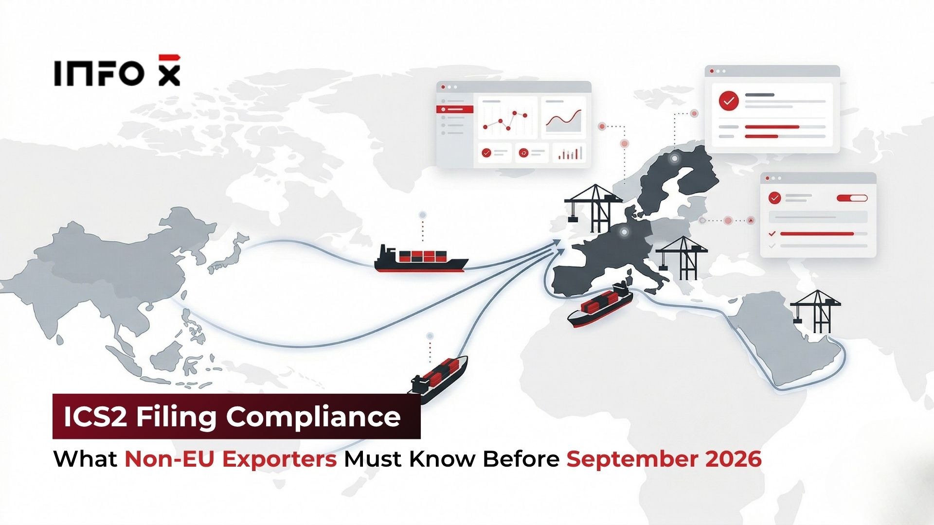 ICS2 Filing Compliance for Non-EU Exporters in 2026 - Info-X ICS2 ENS Filing Experts