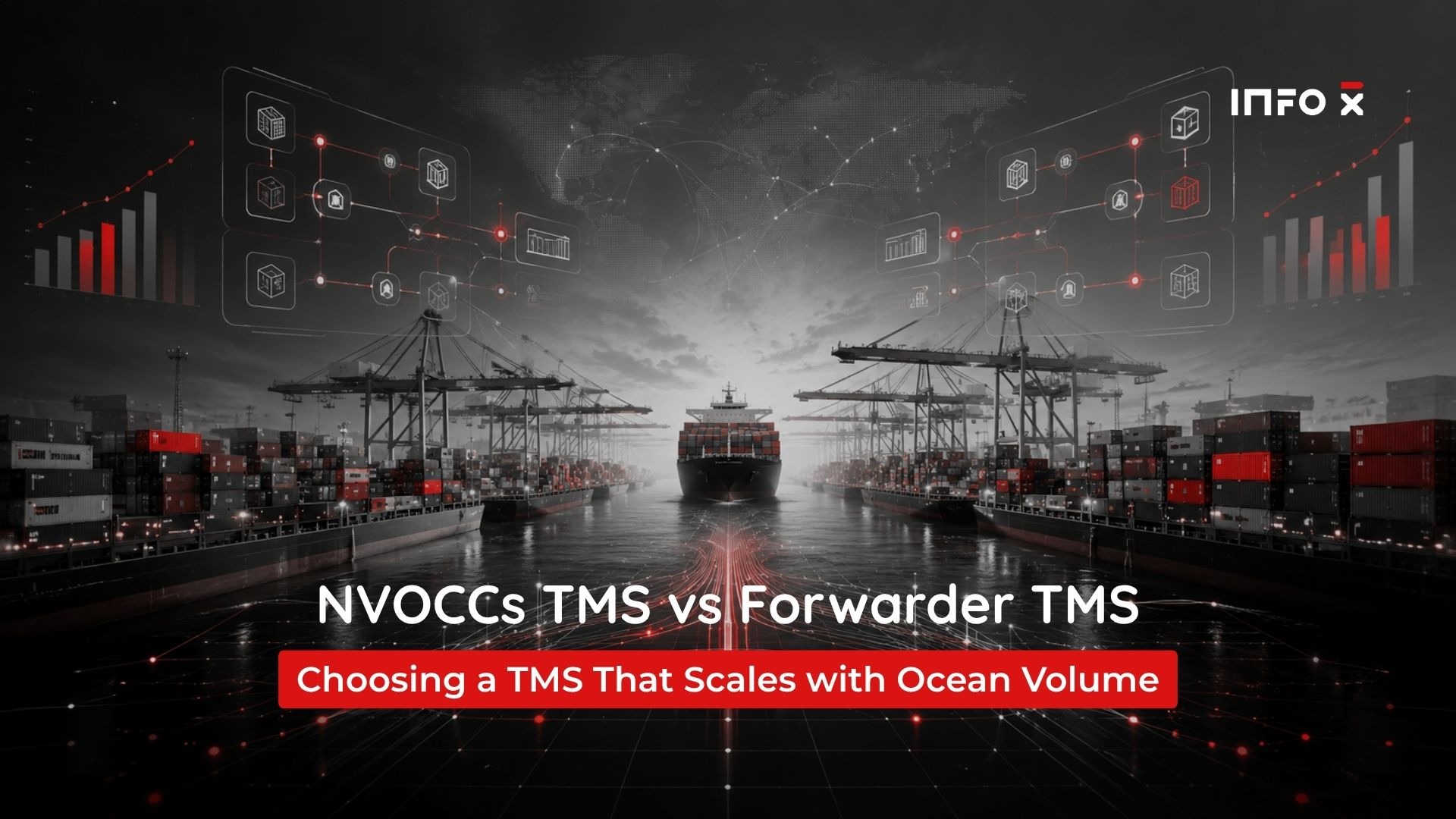 NVOCC TMS vs Freight Forwarder TMS comparison for scaling ocean freight volume - Info-X